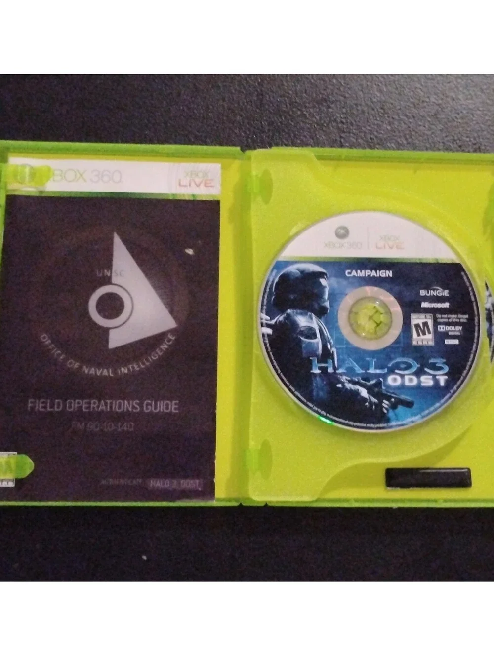 Halo 3: ODST (Xbox 360) - 2-Disc Complete Set w/ Manual - CIB Great Condition